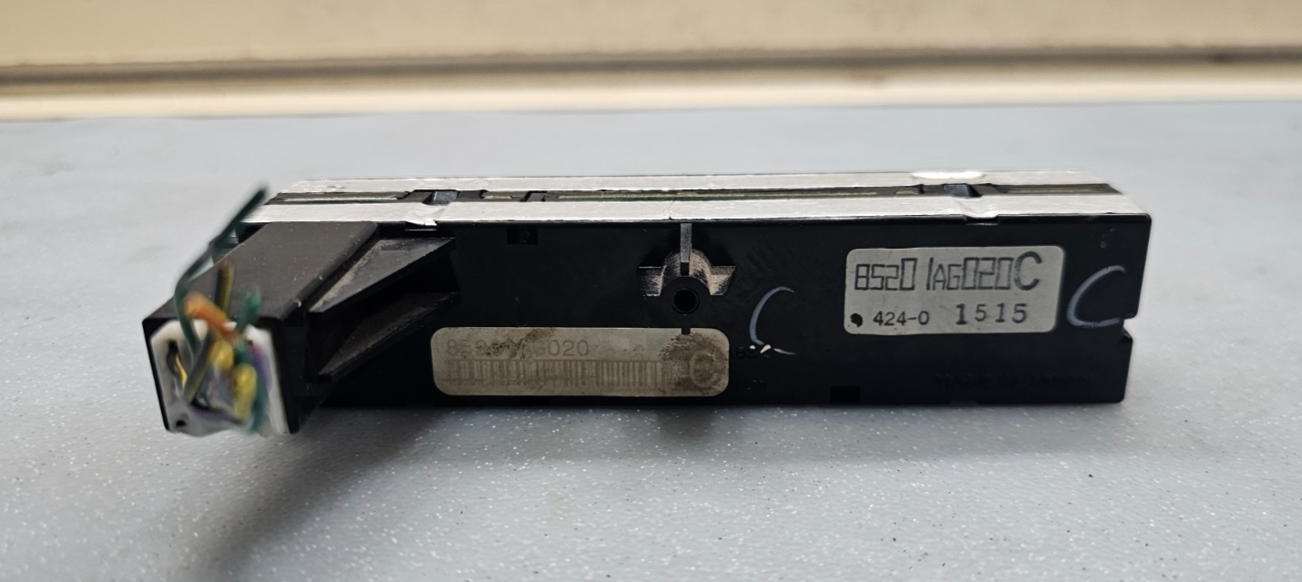 🔥07-09 SUBARU LEGACY OUTBACK DIGITAL CENTER DASH AUTO CLOCK ASSEMBLY BLACK