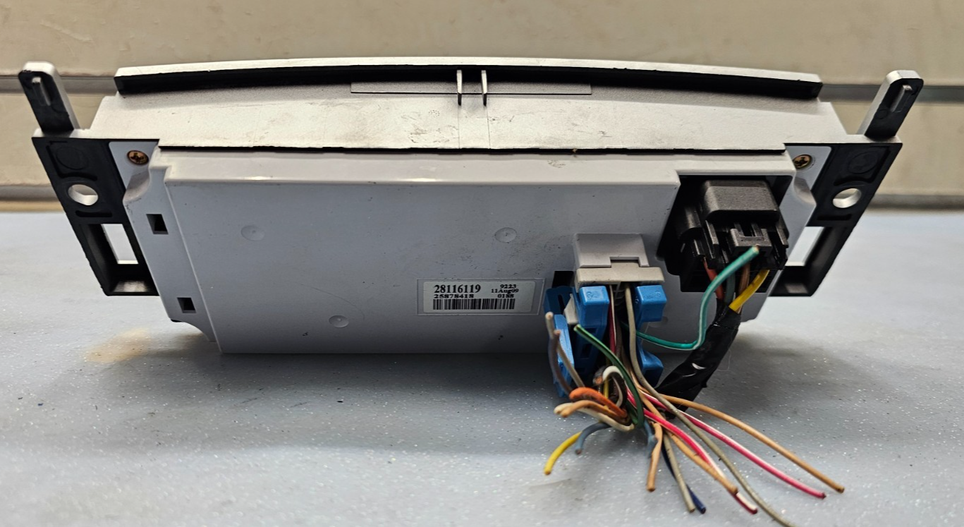 🔥08-12 Malibu Dash AC A/C HVAC Heater Climate Temperature Control Silver