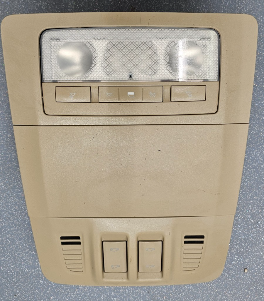 🔥11-15 Regal Overhead Console Dome Map Reading Light Lamp Sunroof Assembly Tan