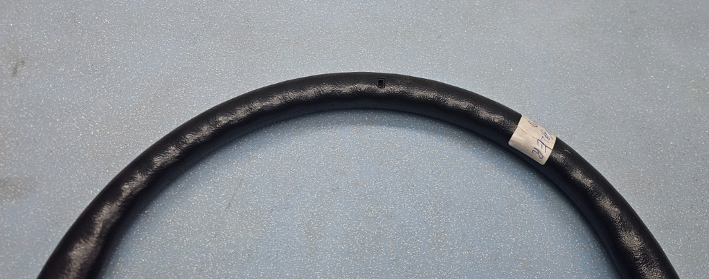 🔥97-02 Jeep Wrangler TJ Leather Steering Wheel Black OEM