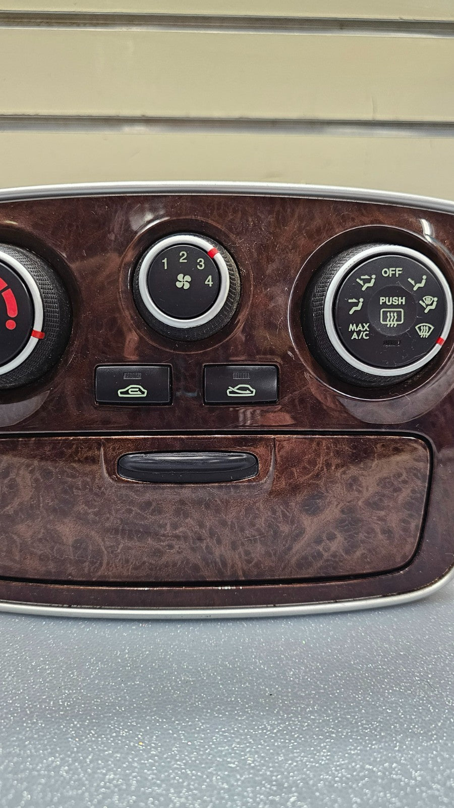 🔥06-08 HYUNDAI SONATA AC/HEAT  CLIMATE CONTROL WOODGRAIN OEM BLACK