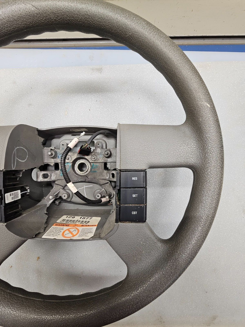 🔥2004-2008 Ford F-150 F150 Tan Leather Wrapped Steering Wheel LEATHER OEM TAN