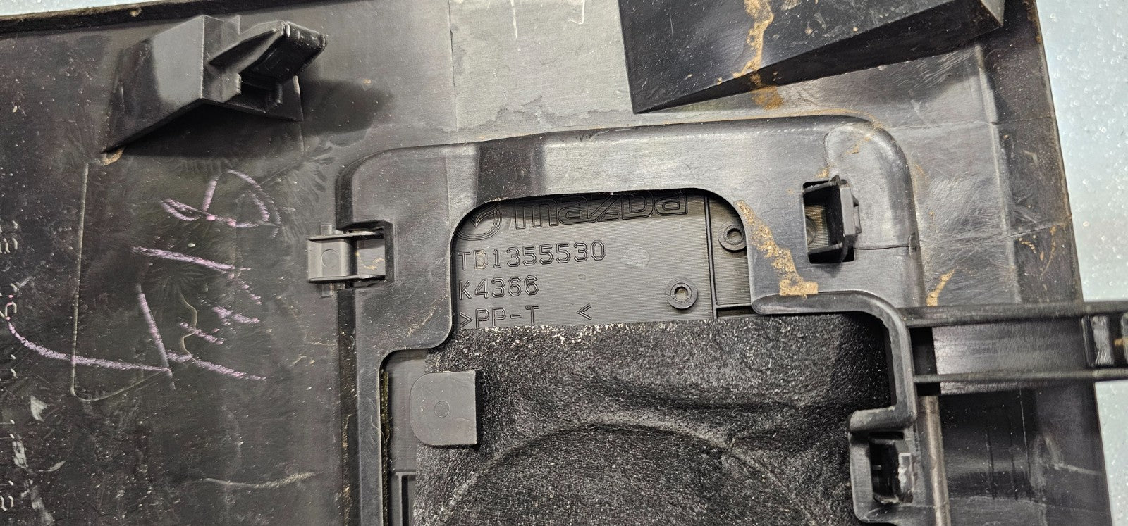 🔥07-15 MAZDA CX9 Center Dash Radio Climate Bezel Air Vents Gray Black OEM