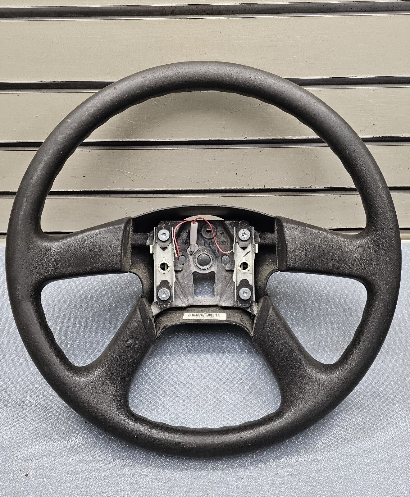 🔥03-06 SILVERADO SIERRA YUKON TAHOE SUBURBAN STEERING WHEEL LEATHER BLACK