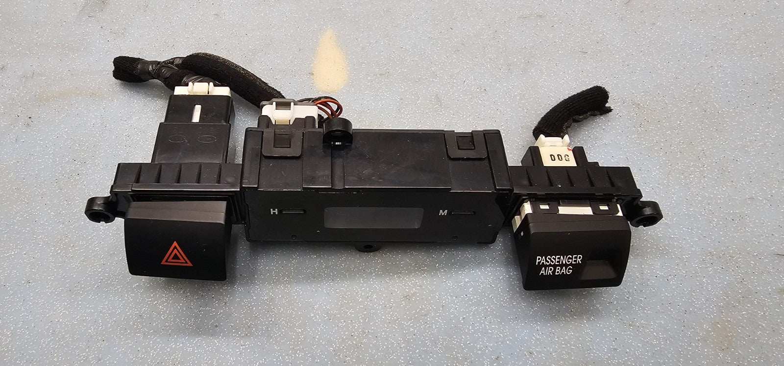 🔥06-10 Kia Sportage Hazard Switch Control Dash Digital Clock Display Time Black
