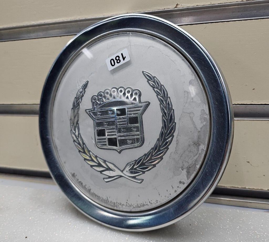 88-91 Cadillac Deville Front Rear LH/RH Wheel Center Cap Hubcap Silver Lower OEM