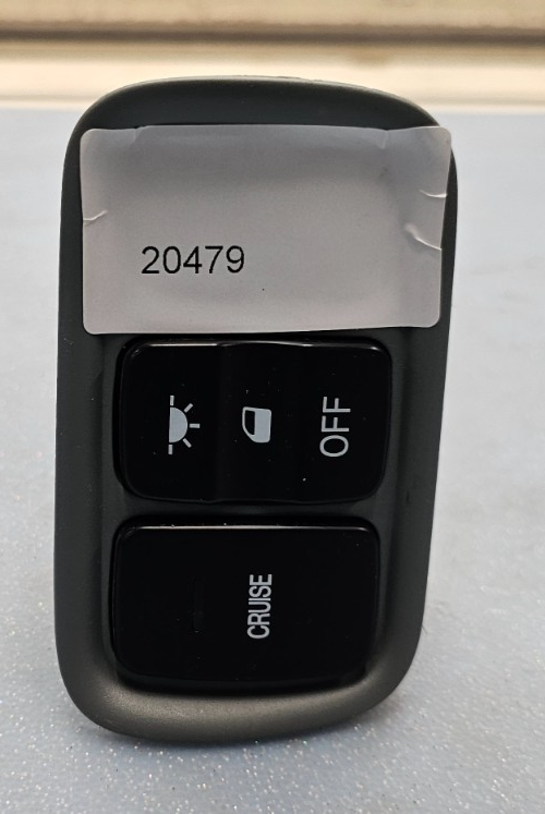 🔥03-08 Honda Pilot cruise control & light on/off switch with trim GRAY OEM