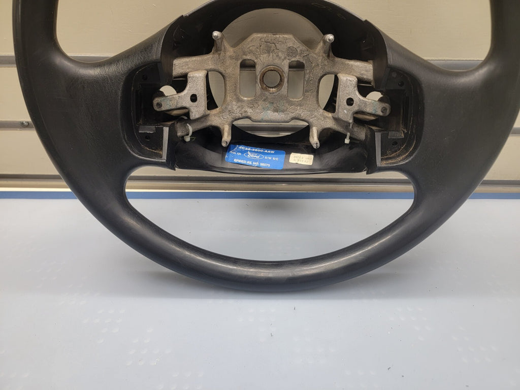 🔥1997-2003 Ford F-150 Leather Steering Wheel Cruise Dash Black