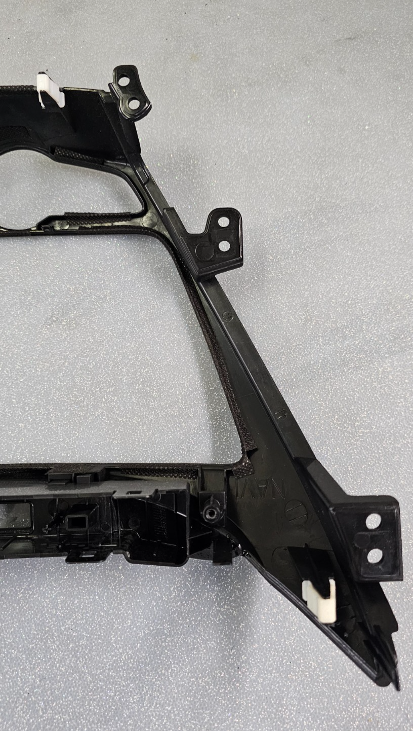 🔥11-13 Hyundai Elantra Dash AM FM Radio Stereo Display Clock Bezel Panel Black