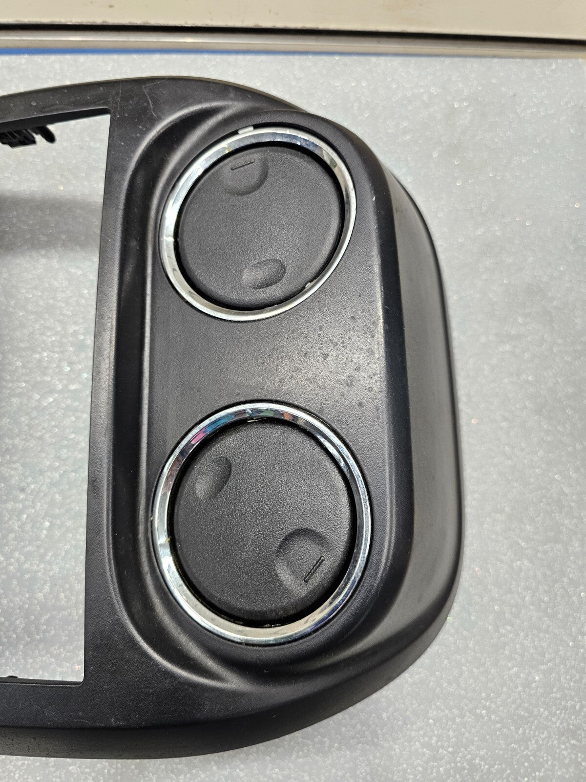 🔥10-16 Jeep Compass Patriot Center Radio Climate Dash Trim Bezel Vents BLACK