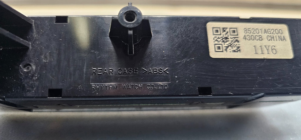 🔥07-09 SUBARU LEGACY OUTBACK DIGITAL CENTER DASH AUTO CLOCK ASSEMBLY BLACK