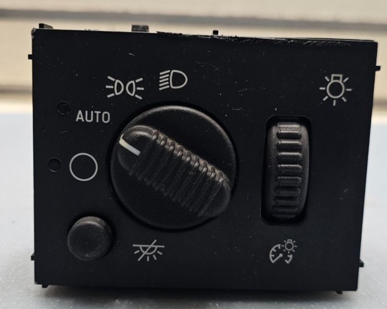 🔥03-06 SILVERADO GMC SIERRA HEADLIGHT DOME LIGHT DIMMER CONTROL SWITCH BLACK