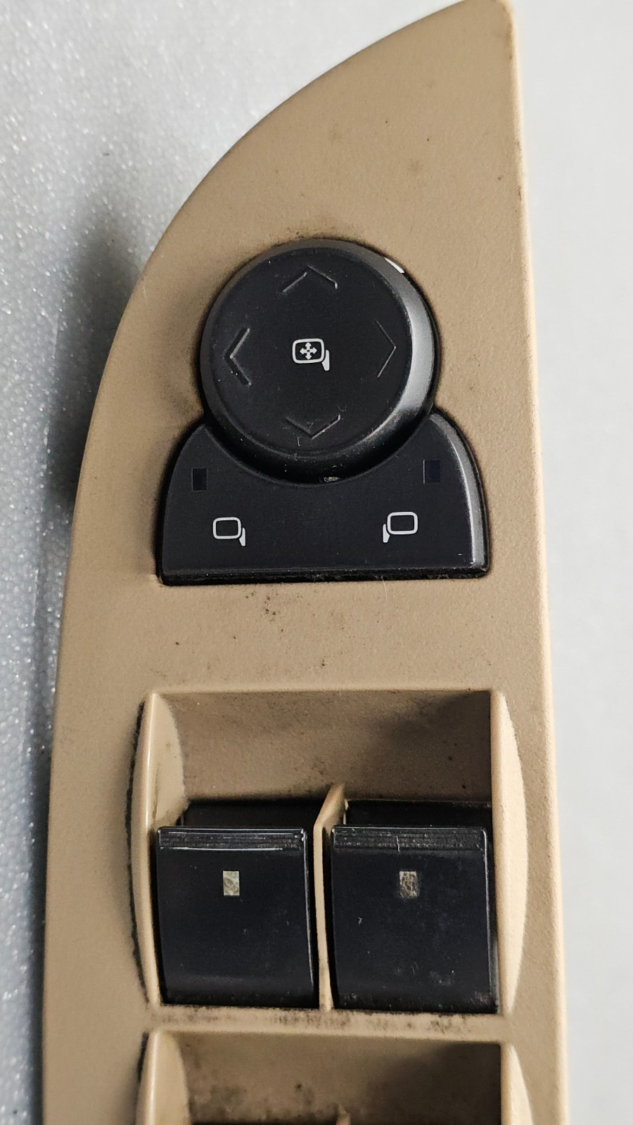 🔥06-11 Buick Lucerne Front Left Driver Master Power Door Window Switch Tan OEM