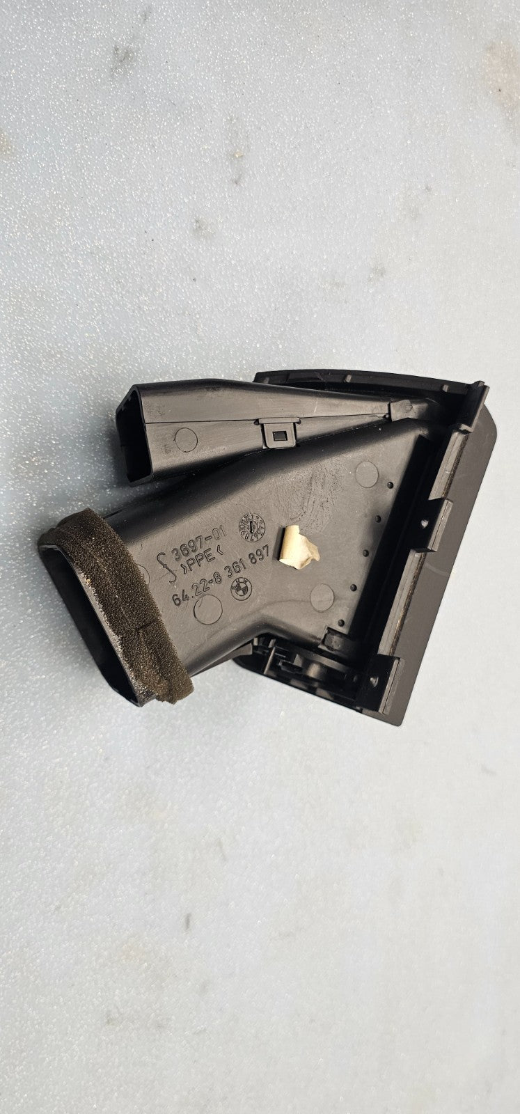 🔥01-06 BMW E46 325 330 M3 LEFT DRIVER DASH AC A/C HVAC AIR VENT HEATER BLACK