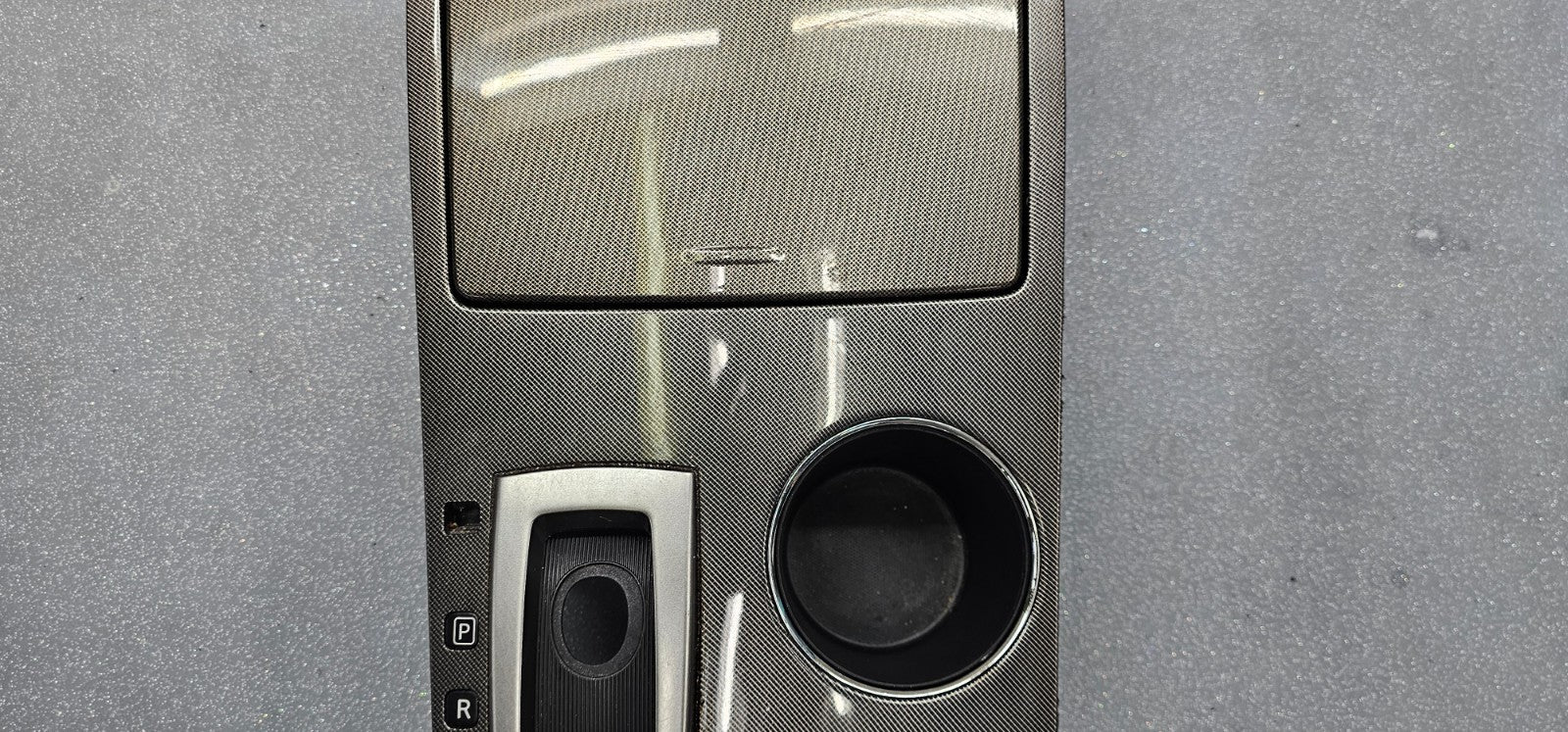 🔥13-15 Altima Center Console Gear Shifter Trim Bezel Cup Drink Holder Gray OEM