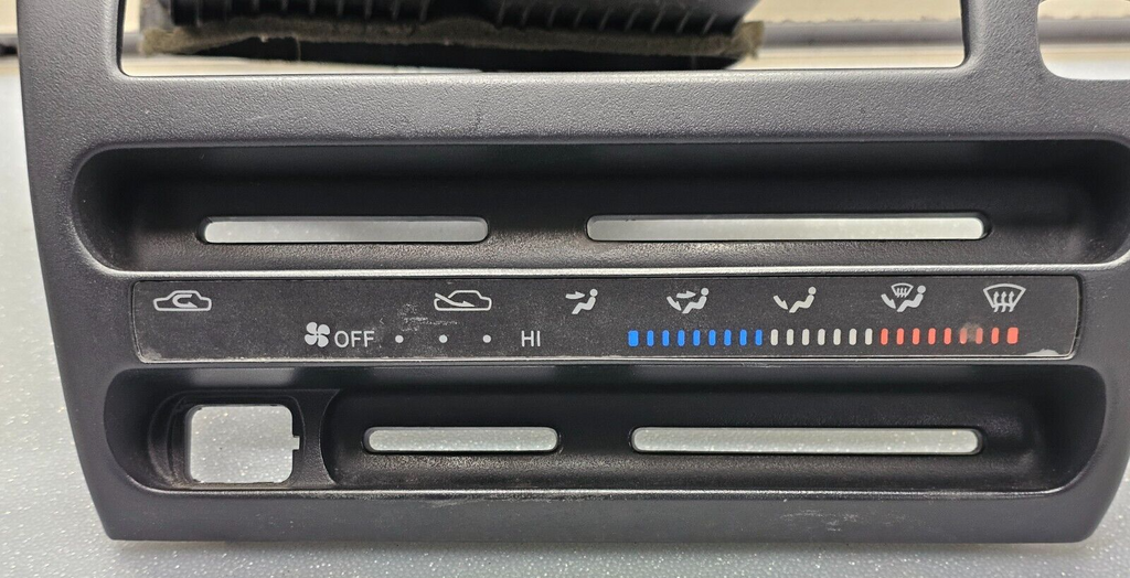 🔥93-97 Corolla Dash FM Radio Stereo Display AC Climate Control Bezel Trim Black