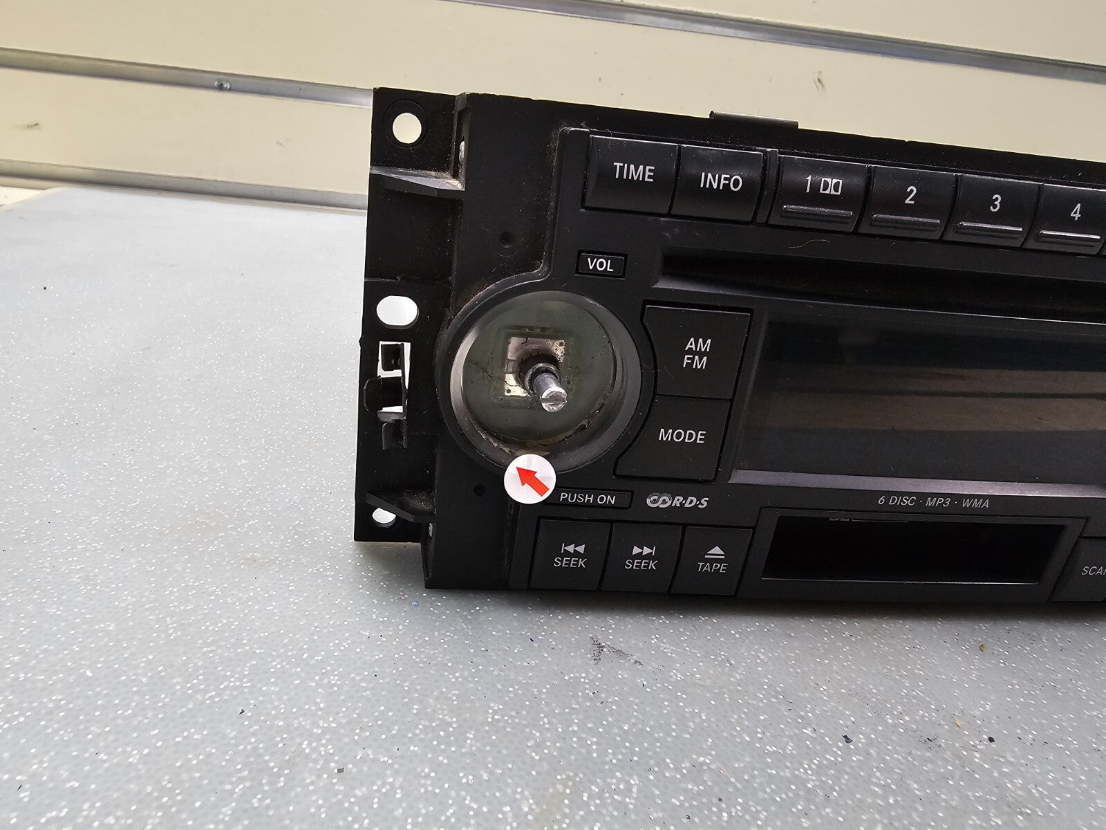 🔥2004-2010 Jeep Dodge Chrysler Front Dash Radio AM FM CD Aux Input OEM