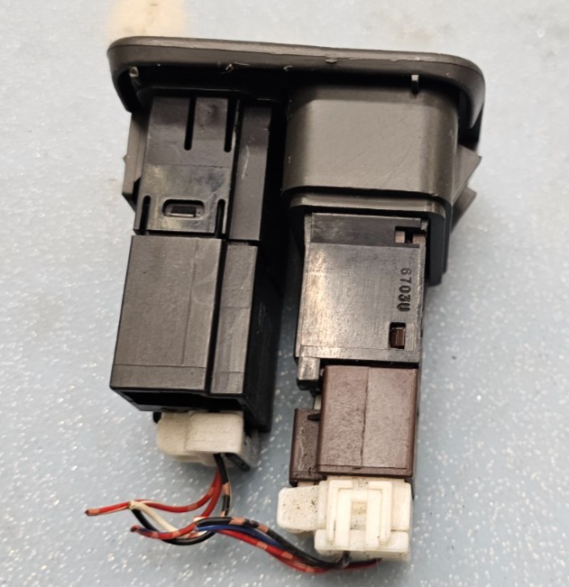 🔥97-01 Infiniti Q45 Dimmer/Traction Control TCS Off On Switch Panel Black OEM