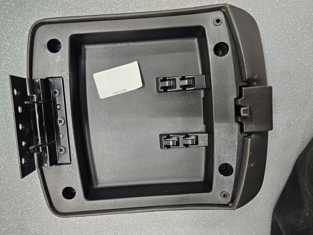 🔥06-15 Frontier Xterra Center Console Door Lid Armrest Top Pad Storage Black