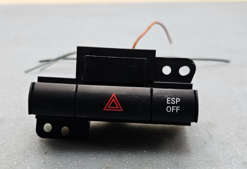 🔥09-10 Chrysler 300 Grand Caravan Hazard Warning Light Control Switch Black OEM