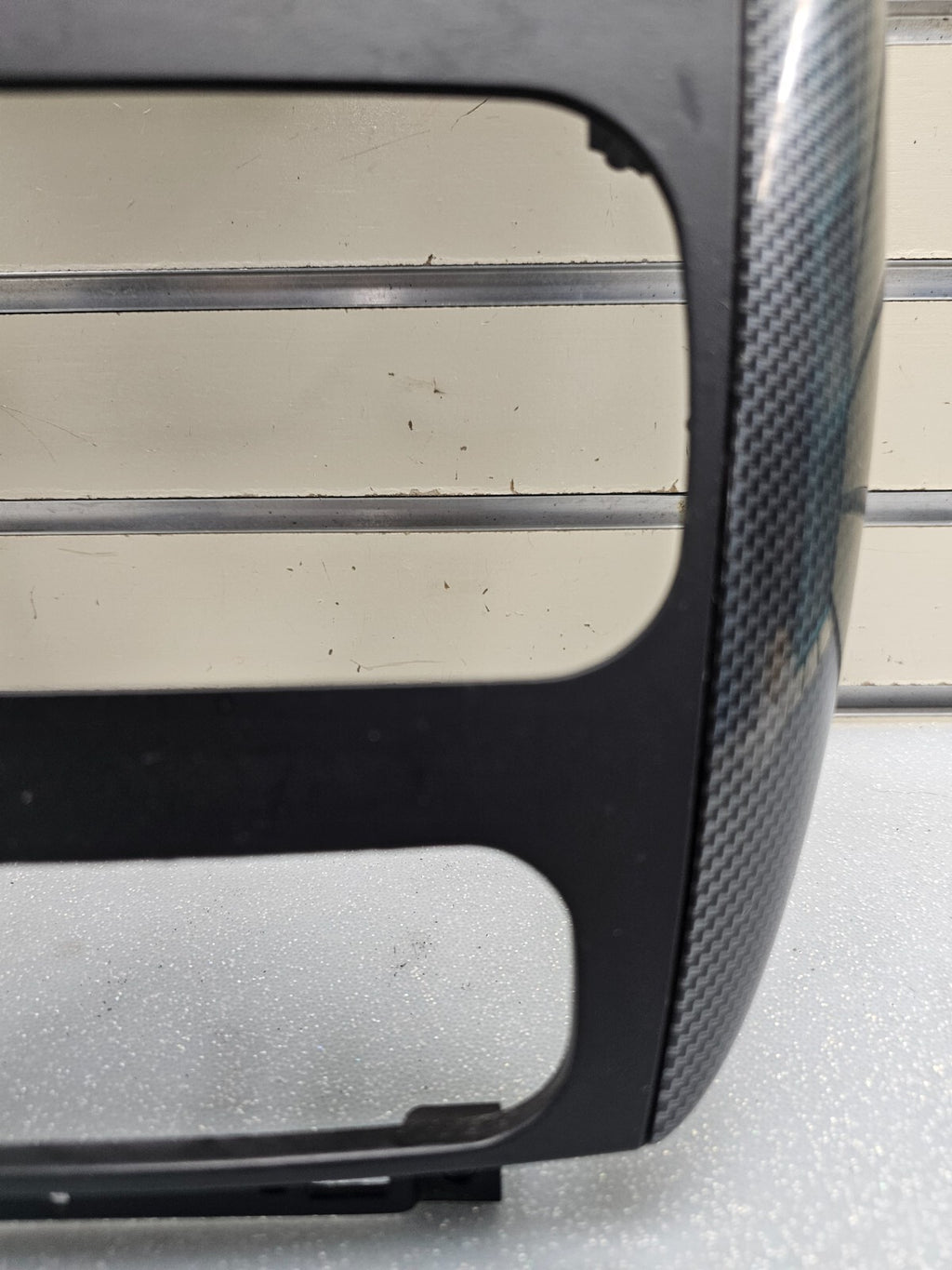 01-07 Caravan Town & Country Voyager Dash Radio Climate TRIM Bezel Carbon BLACK