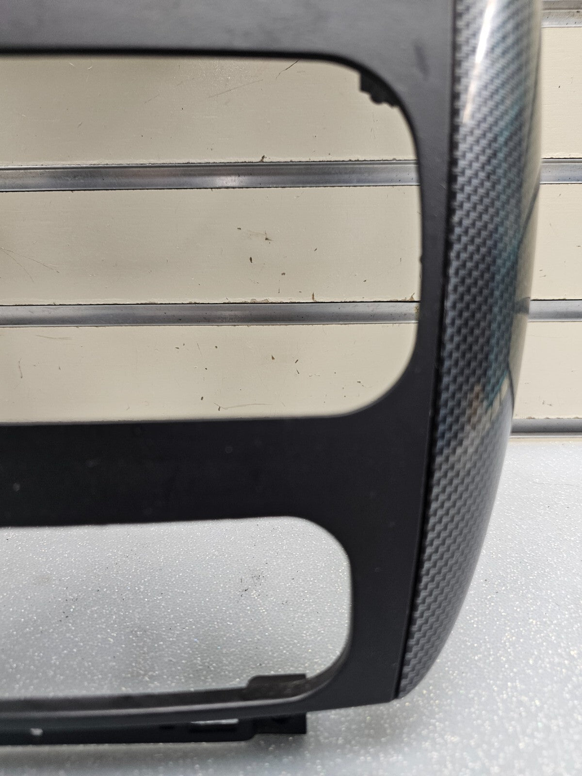 01-07 Caravan Town & Country Voyager Dash Radio Climate TRIM Bezel Carbon BLACK