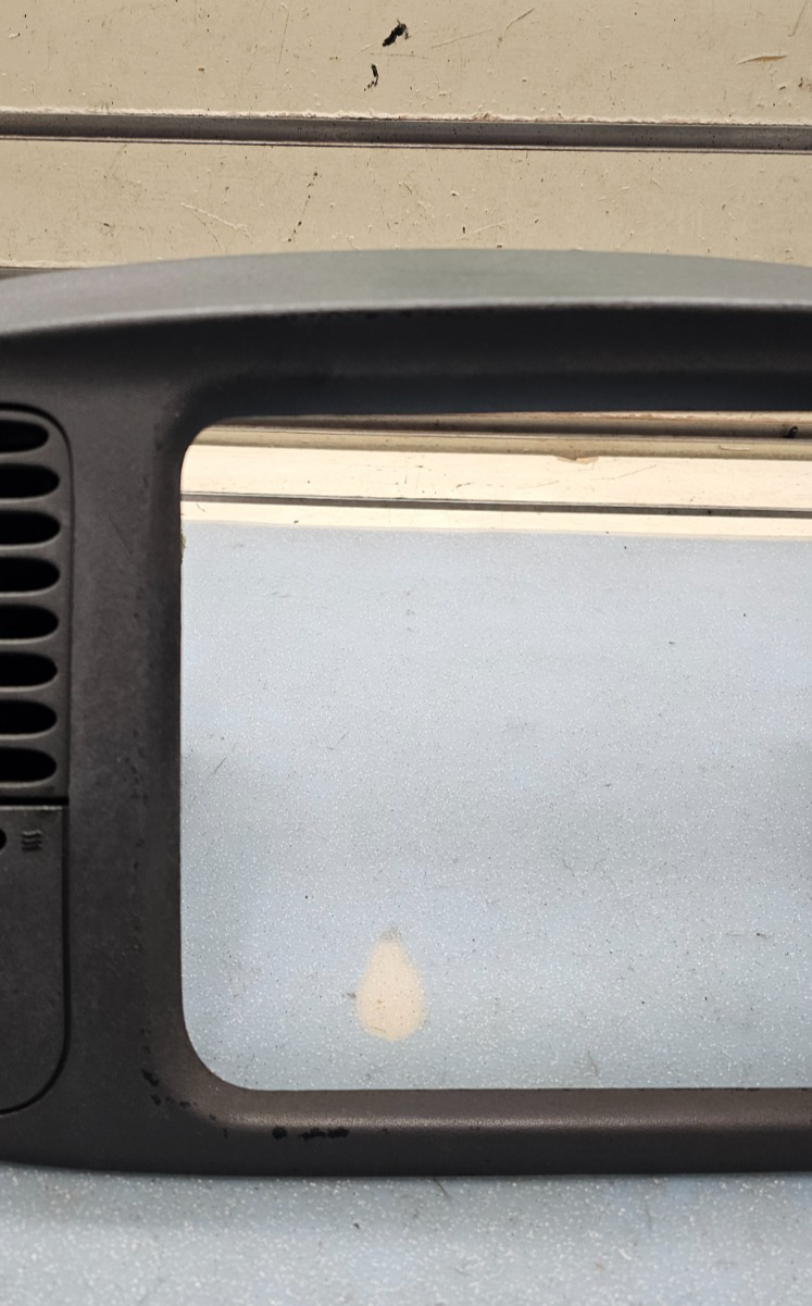 🔥97-03 Ford F150 Dash FM Radio Climate Trim Stereo BEZEL Panel DK GRAY B1