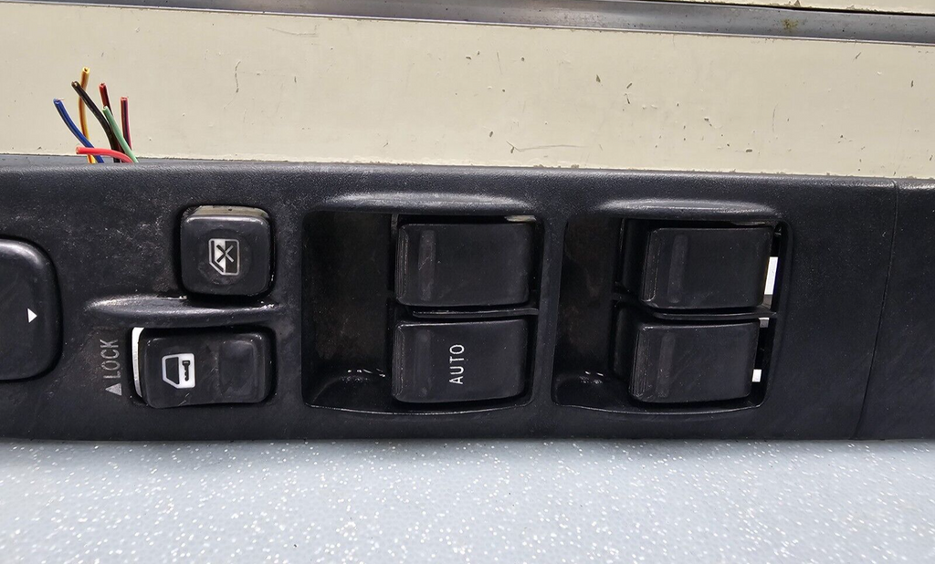 02-06 Toyota Camry Front Left Driver Master Power Window Switch Assembly Black