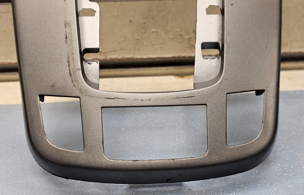 🔥07-09 Equinox Center Dash Radio Climate Stereo Bezel Trim Panel SILVER B43