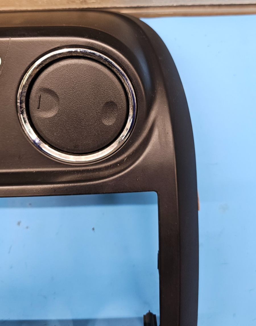 🔥10-16 Jeep Compass Patriot Center Dash Radio Climate Trim Bezel Panel BLACK