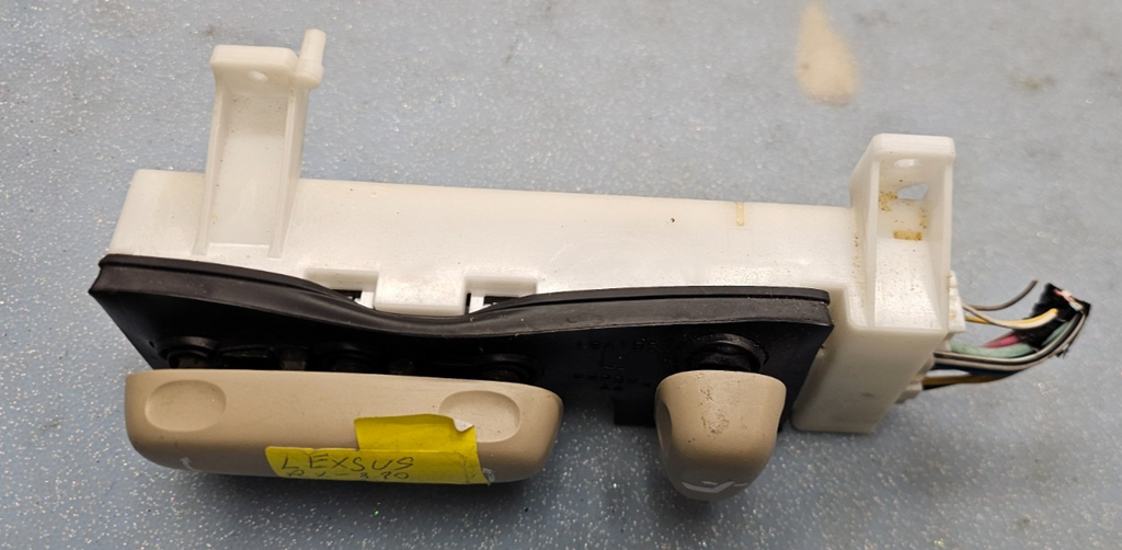 🔥02-06 LEXUS ES300 ES330 LEFT DRIVER SEAT POSITION CONTROL PANEL SWITCH TAN OEM