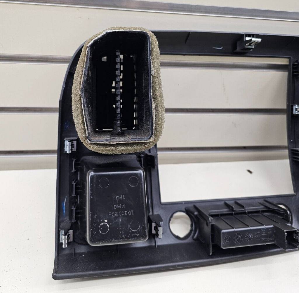 🔥07-14 Silverado SIERRA Center Dash Radio Bezel AC Climate Trim Panel Black B6