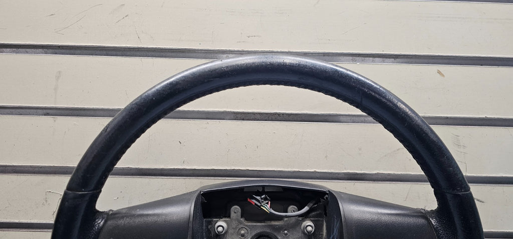 🔥04-08 Ford F150 Leather Driver Steering Column Wheel Cruise Control Black 