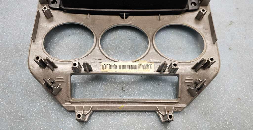 🔥07-09 Dodge CALIBER Dash Radio Center BEZEL Climate Dash Trim Vents SILVER B15
