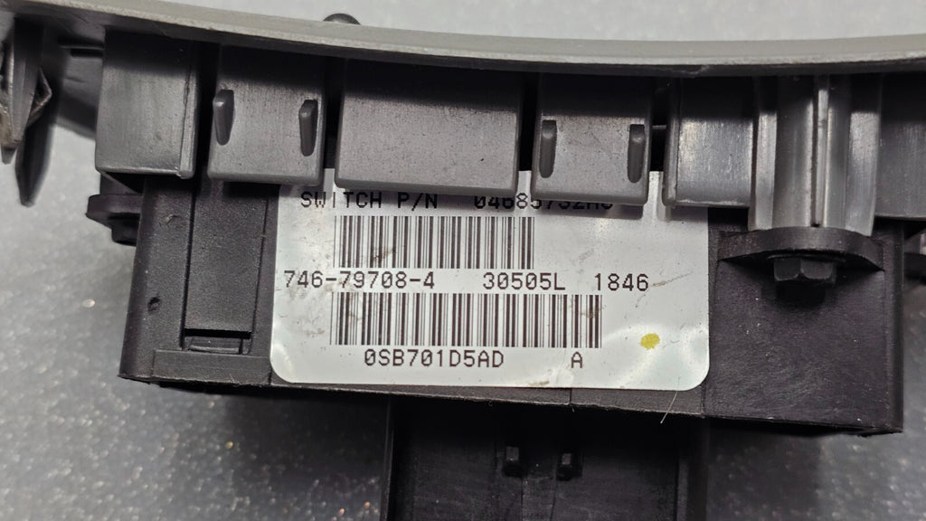 🔥04-07 CARAVAN TOWN COUNTRY DRIVER MASTER DOOR LOCK WINDOW CONTROL SWITCH GRAY
