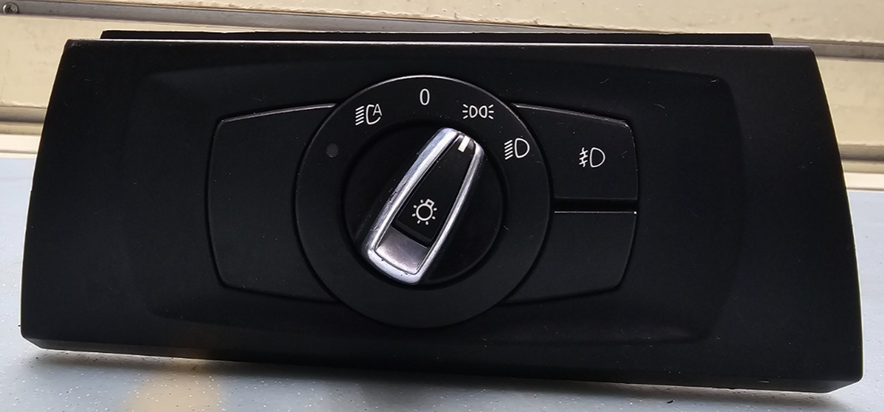 🔥07-13 BMW E92 E93 335i HEADLIGHT FOG LIGHT CONTROL SWITCH W TRIM OEM