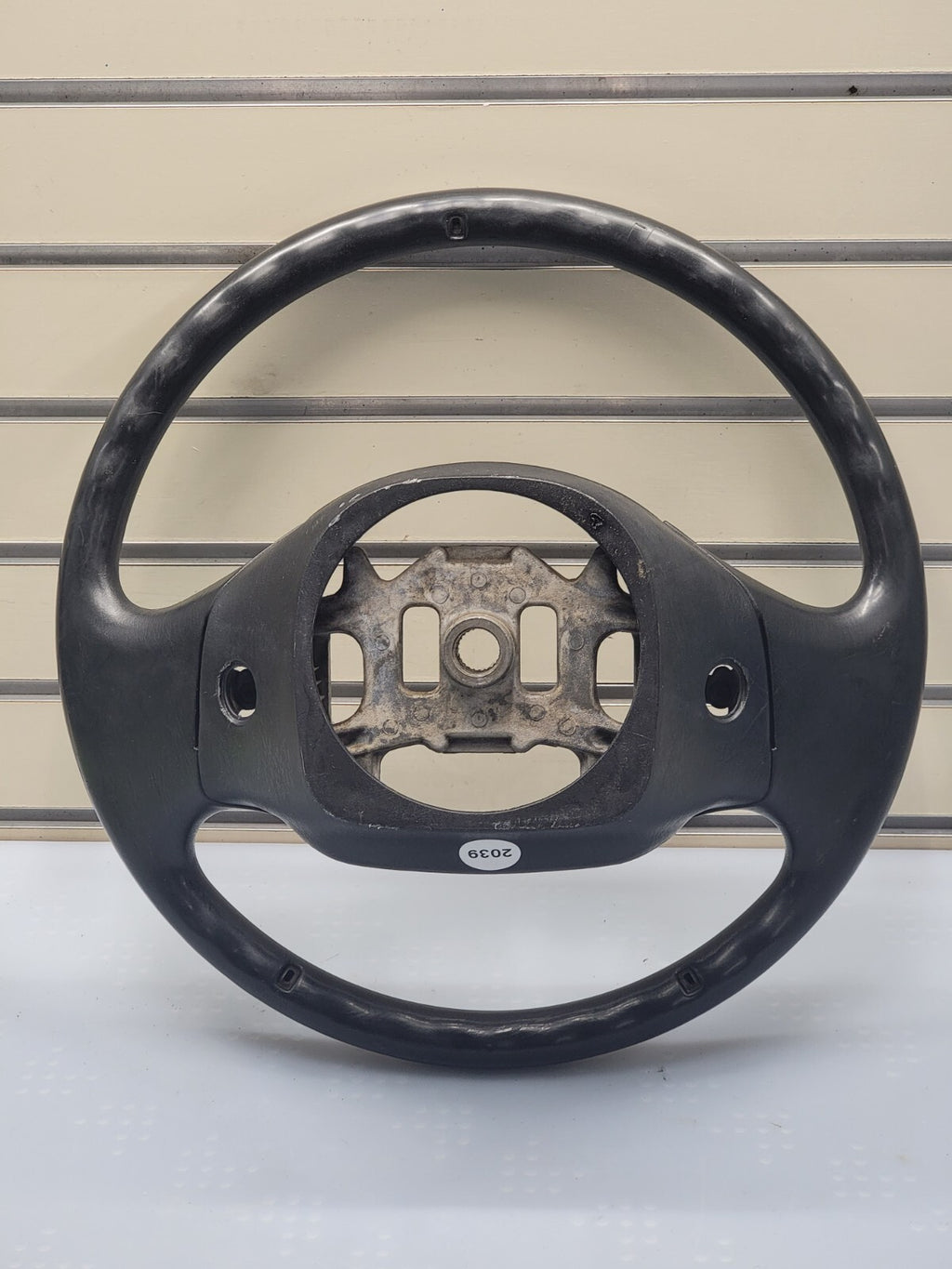 🔥1997-2003 Ford F-150 rubber Steering Wheel Cruise Dash black