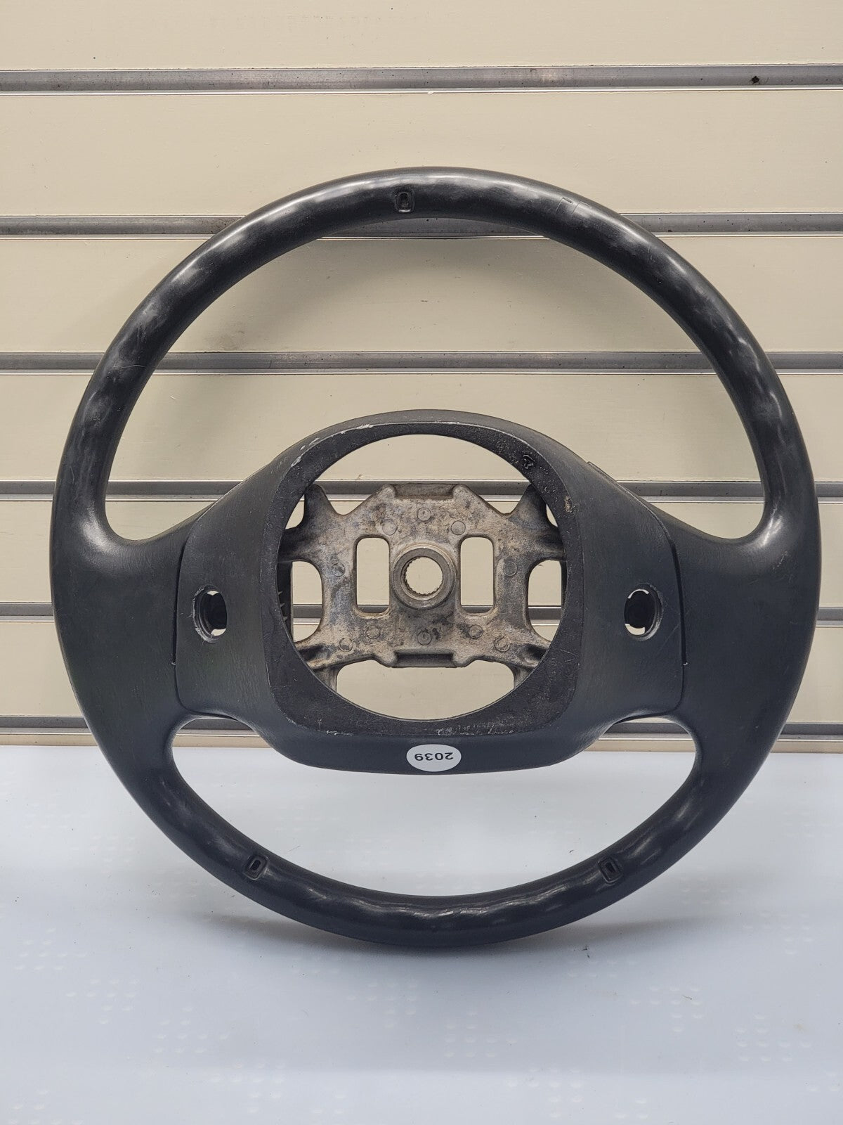 🔥1997-2003 Ford F-150 rubber Steering Wheel Cruise Dash black