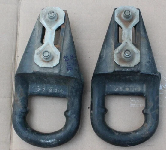 🔥97-03 Ford F150 F-150 Front Left/Right Tow Hook Pair Set Hardware Powder Coat
