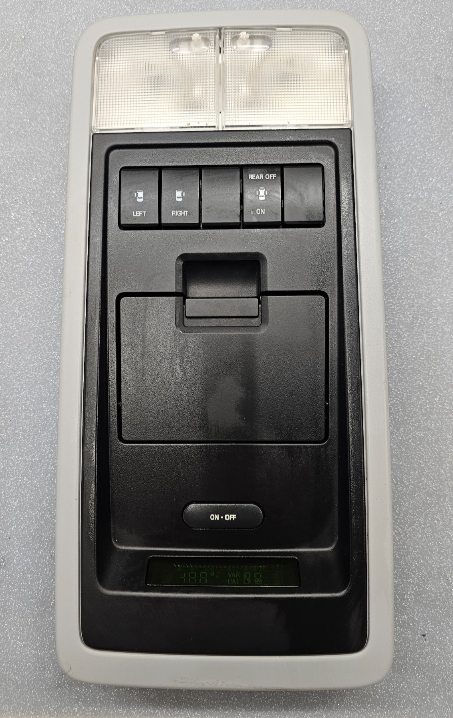 04-07 Freestar Monterey Dome Reading Light Lamp Roof Overhead Console Black/Gray