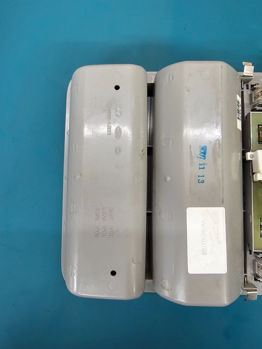 07-12 HYUNDAI VERACRUZ Overhead Console Dome Map Storage Lights Assembly LT GRAY
