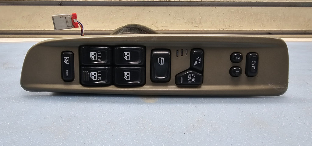🔥02-05 GMC ENVOY DRIVER LEFT SIDE WINDOW SWITCH CONTROL MASTER POWER TAN OEM