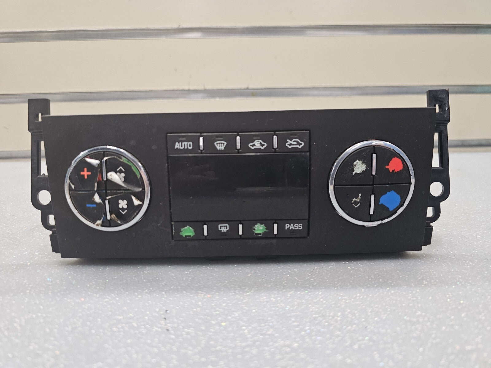 07-11 Silverado Sierra YUKON Dash Heater AC CLIMATE Control Temperature Digital