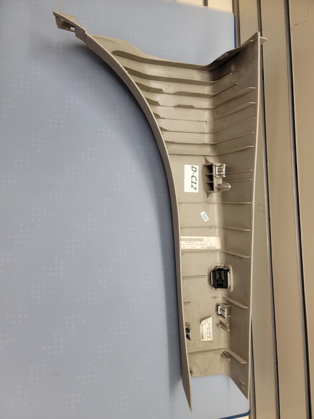 12 - 16 DODGE GRAND CARAVAN LOWER B PILLAR TRIM COVER PASSENGER SIDE RIGHT TAN
