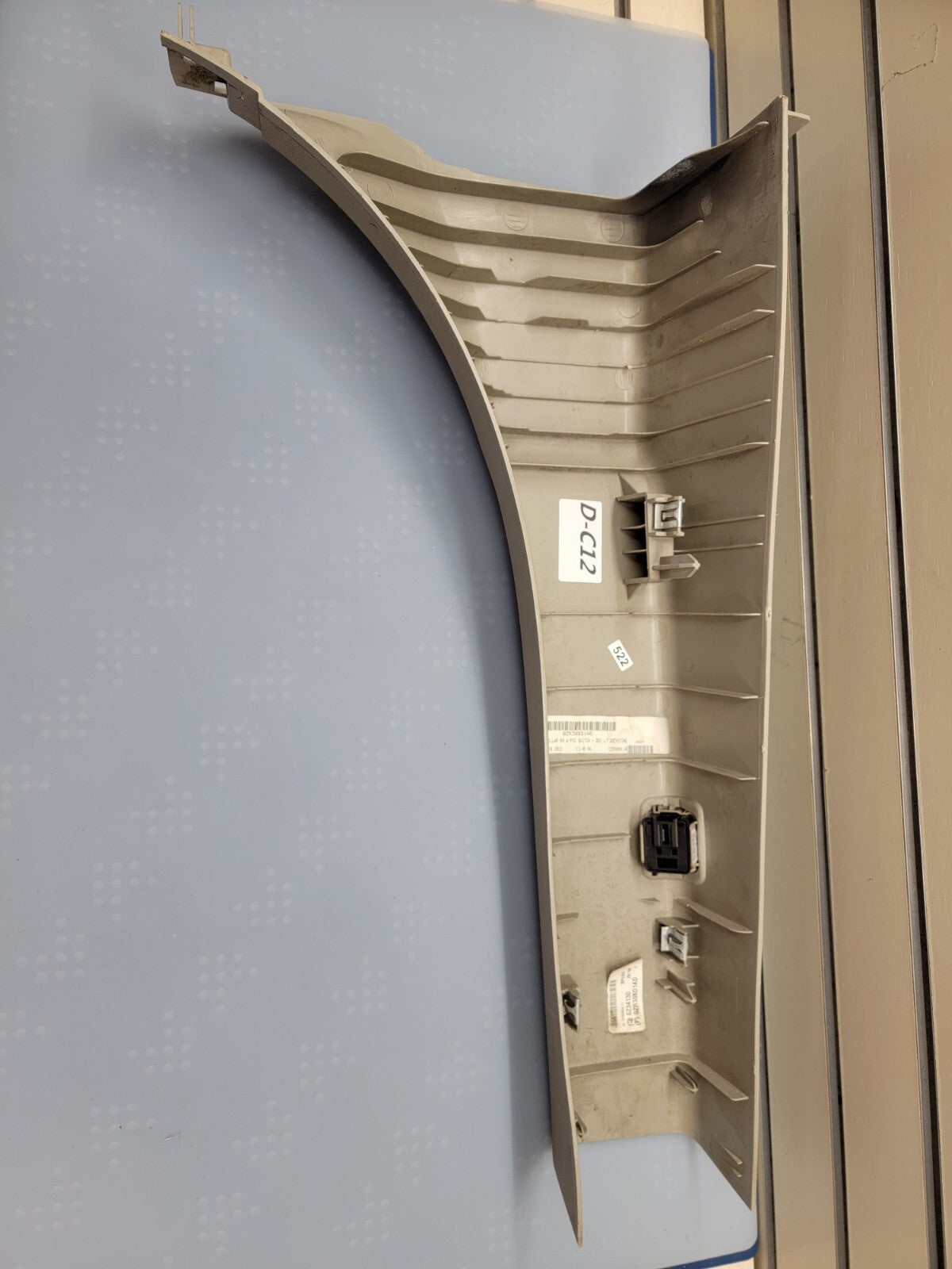 12 - 16 DODGE GRAND CARAVAN LOWER B PILLAR TRIM COVER PASSENGER SIDE RIGHT TAN