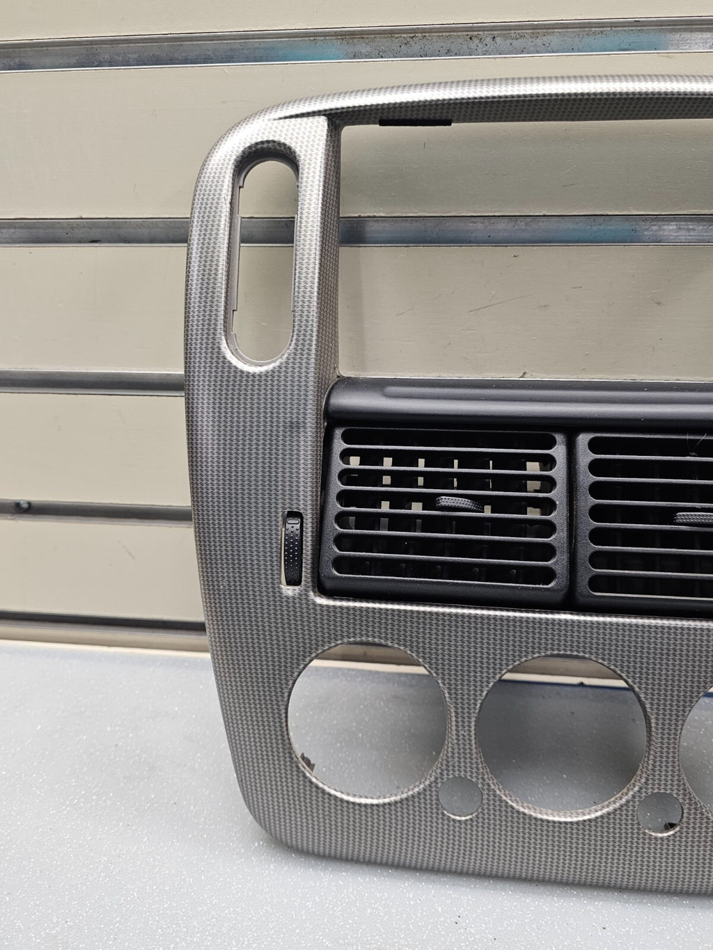 🔥02-05 FORD EXPLORER RADIO AUDIO CLIMATE TEMPERATURE CONTROL BEZEL TRIM SILVER