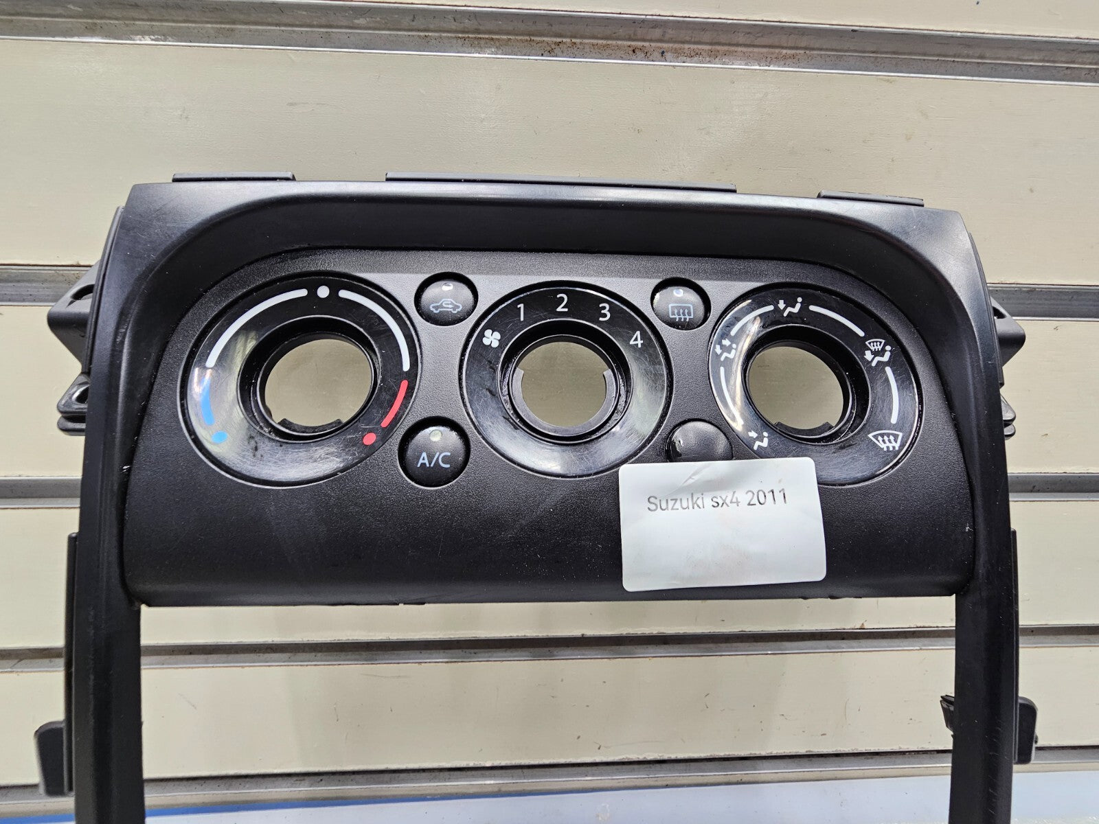 🔥07-13 Suzuki SX4 Center Dash Panel AC Heater Climate Control Bezel OEM BLACK