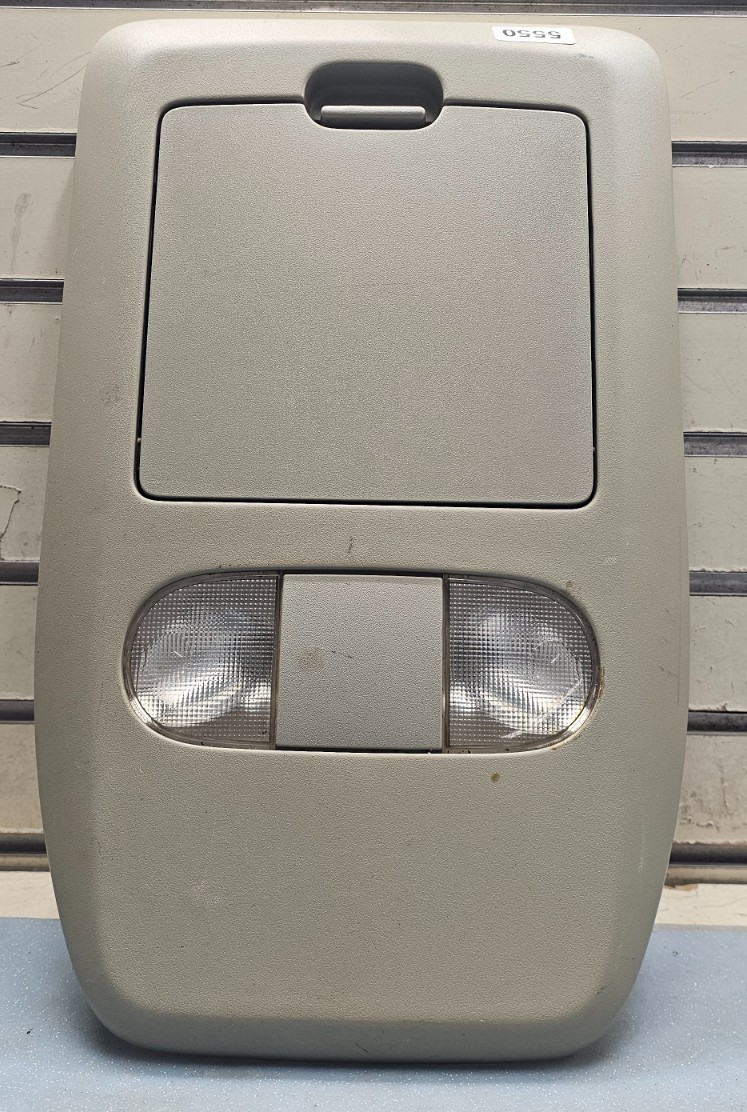 🔥04-08 Ford F-150 F150 Overhead Console DOME Light Lamp Roof🔴Storage GRAY 09
