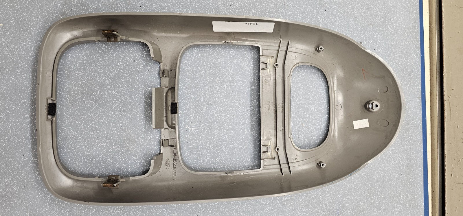 🔥97-03 Ford F150 EXPEDITION Overhead CONSOLE Display  STORAGE Frame Bezel TAN