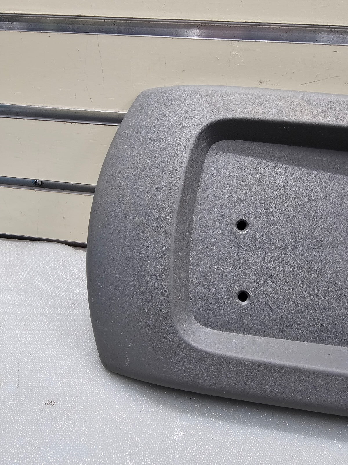 🔥04-07 NISSAN ARMADA TITAN ARM REST FRONT CENTER CONSOLE LID COVER GRAY OEM